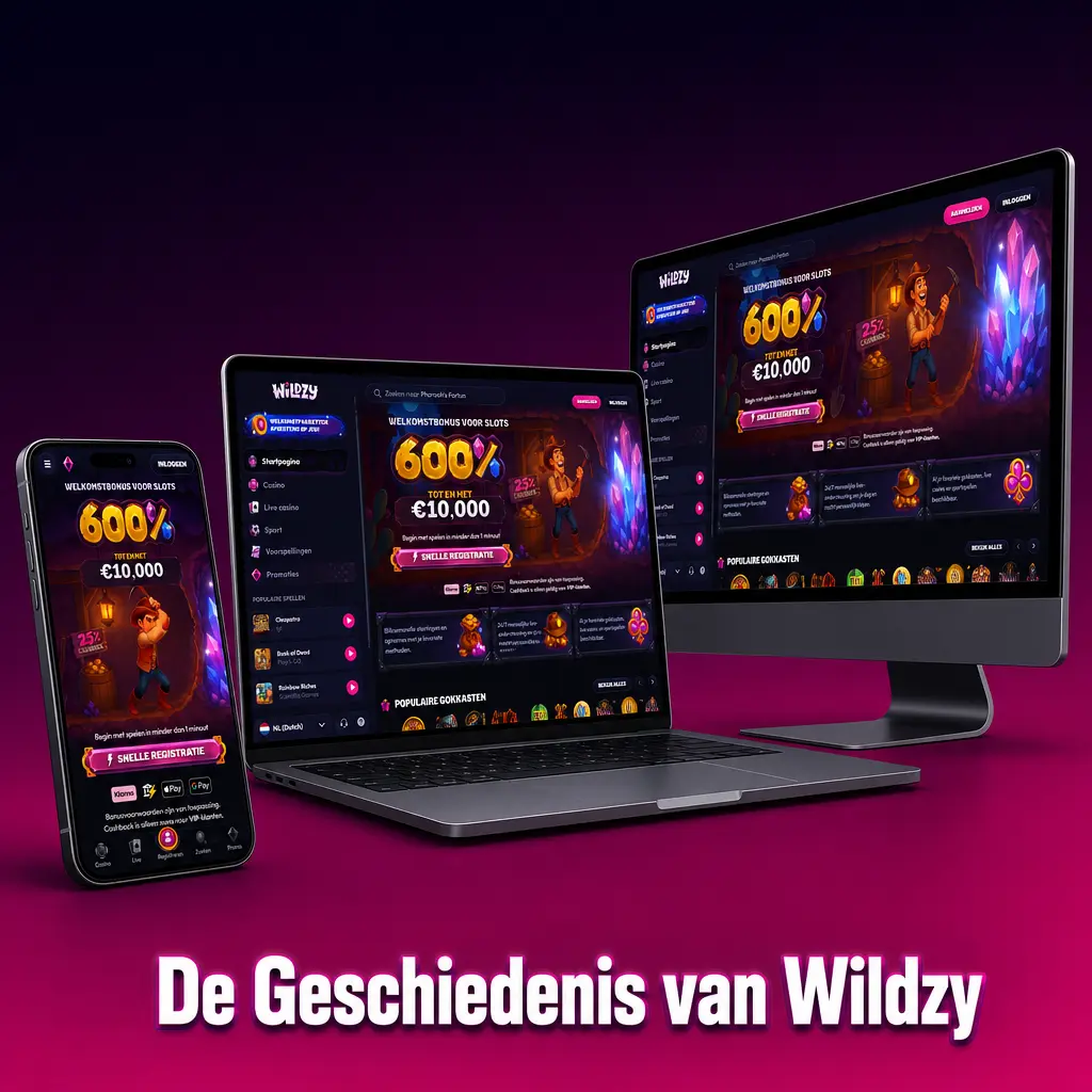 Wildzy casino opgericht in 2024 met KSA-vergunning, gevestigd in Haarlem, gericht op Nederlandse online gokmarkt.