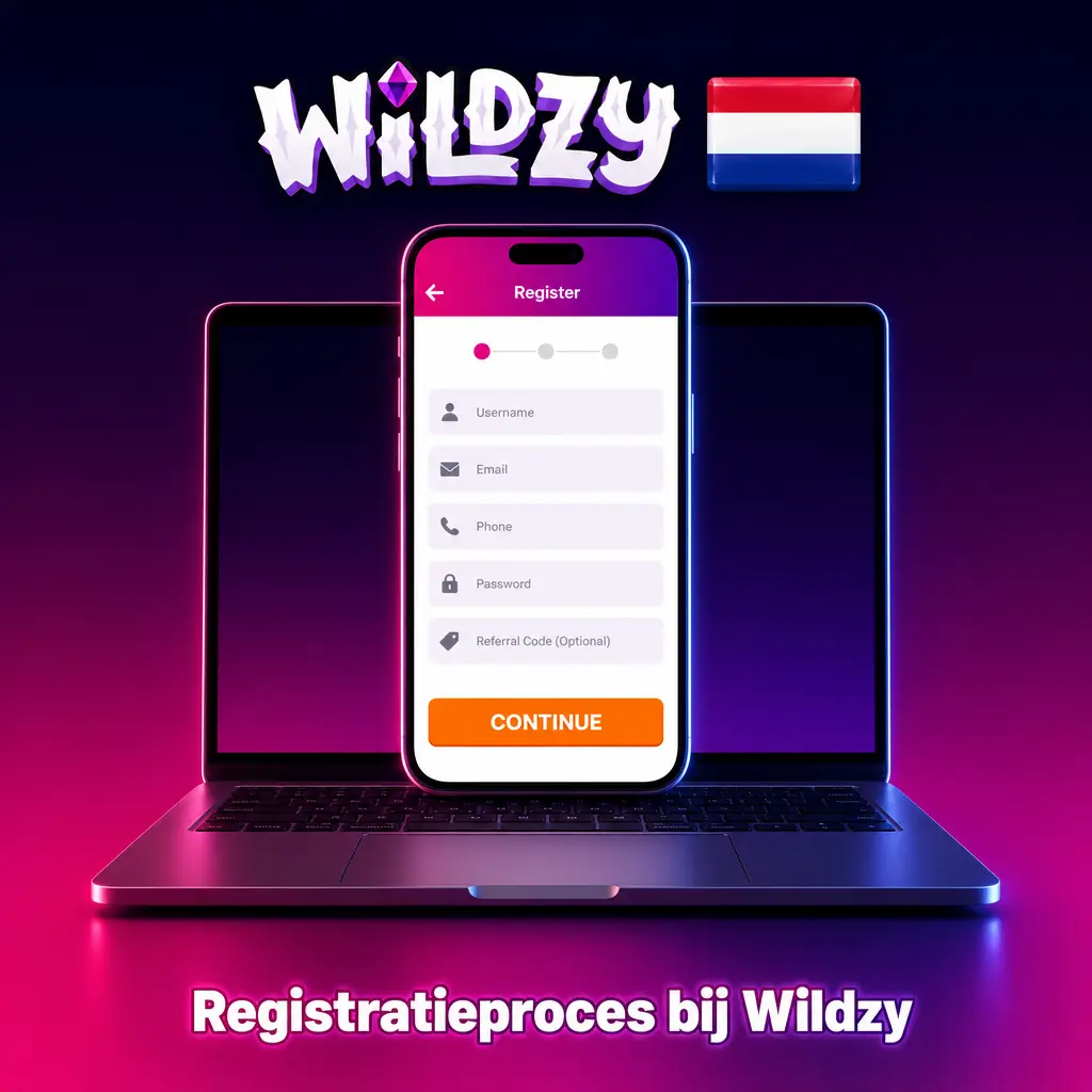 Wildzy registratieproces: maak een account aan in enkele stappen en claim je welkomstbonus