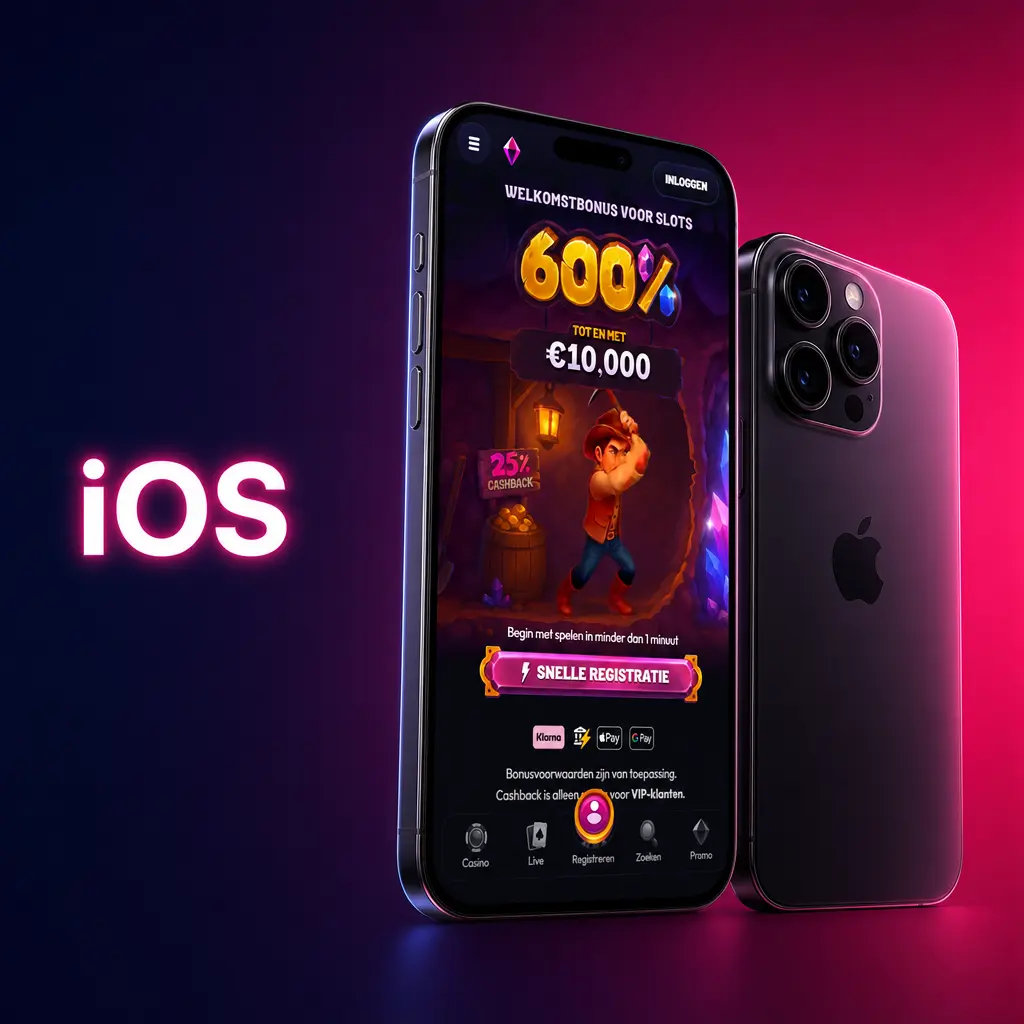 Wildzy iOS-app in ontwikkeling, beschikbaar via mobiele website op Safari voor iPhone en iPad met iOS 12.0