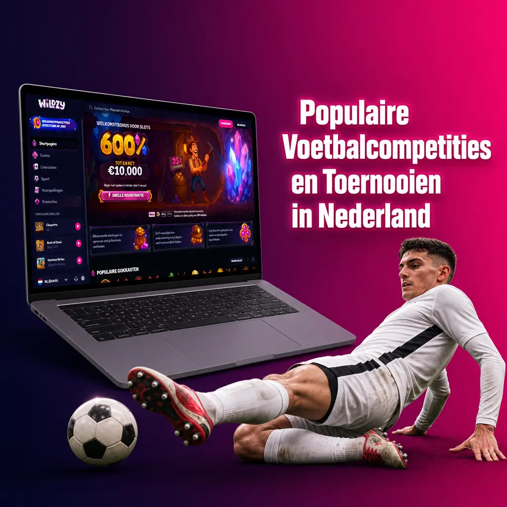 Populaire voetbalcompetities in Nederland: Eredivisie, Champions League en WK beschikbaar op Wildzy